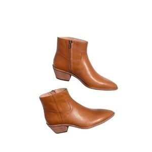 Madewell‎ Charley K5307 Leather Western Style Pointy Toe Booties
